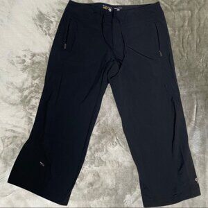 Mountain Hardwear Ellinor Hiking Capri Pants Size 8 Zippered Pockets